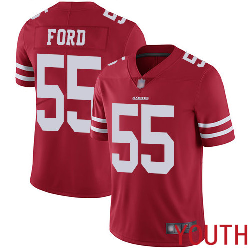 San Francisco 49ers Limited Red Youth Dee Ford Home NFL Jersey #55 Vapor Untouchable->youth nfl jersey->Youth Jersey